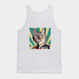 Waldo the conqueror cat Tank Top